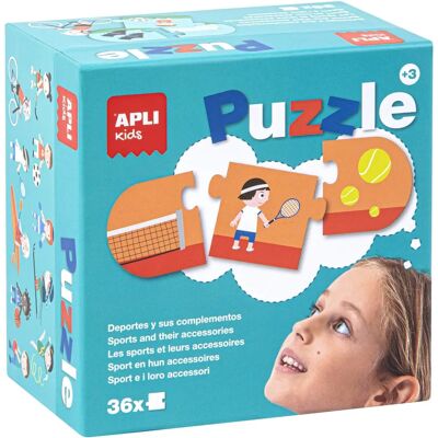 Puzzle APLI KIDS - Sports et Accessoires - Puzzle - Publicité Puzzle APLI KIDS - Sports et Accessoires - Puzzle - Publicité