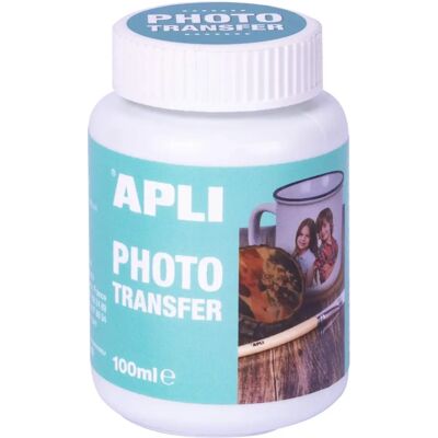 Vernis de Transfert Photo APLI - 100ml - Bois Métal Verre Vernis de Transfert Photo APLI - 100ml - Bois Métal Verre