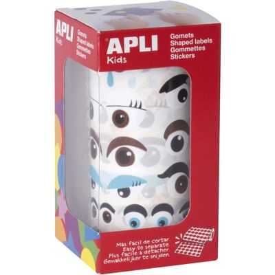 Rouleau de stickers yeux Apli - Rouleau de stickers - Rouleau de stickers Rouleau de stickers yeux Apli - Rouleau de stickers - Rouleau de stickers