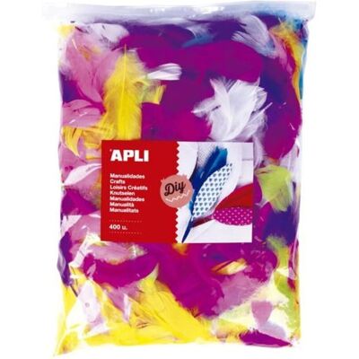 APLI KIDS Pack de Plumes Colorées - Fournitures Artistiques - Publicité APLI KIDS Pack de Plumes Colorées - Fournitures Artistiques - Publicité