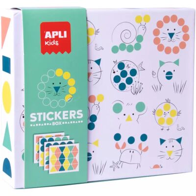 APLI 18361 Geometrische Dierenstickers - Educatief Spel voor Kinderen APLI 18361 Geometrische Dierenstickers - Educatief Spel voor Kinderen