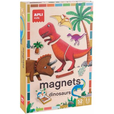 Puzzle magnétique de dinosaures Apli Kids - 52 pièces - Publicité Puzzle magnétique de dinosaures Apli Kids - 52 pièces - Publicité