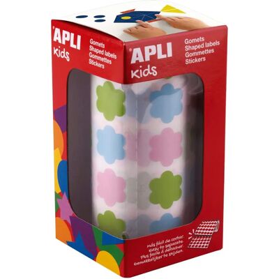 APLI Motifs Floraux Multicolores - Feuilles autocollantes APLI Motifs Floraux Multicolores - Feuilles autocollantes