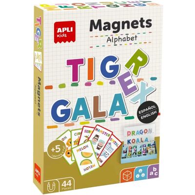 Jeu Magnétique d'Alphabet Multicolore Apli - Amusement Éducatif pour Enfants Jeu Magnétique d'Alphabet Multicolore Apli - Amusement Éducatif pour Enfants