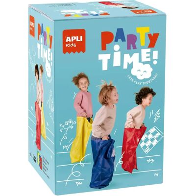 APLI KIDS Székkarika játék - Party Time - 4 színes zsák gyermekeknek 4+. APLI KIDS Székkarika játék - Party Time - 4 színes zsák gyermekeknek 4+.