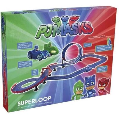 Piste de Course Superloop PJ Masks - Circuit - Publicité Piste de Course Superloop PJ Masks - Circuit - Publicité