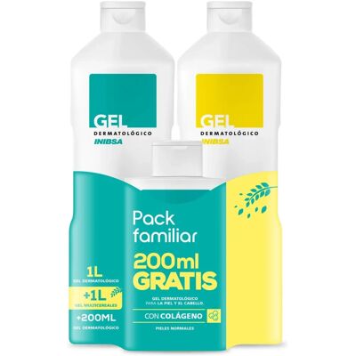 Inibsa Inibsa Gel Dermatológico Modelo - Bundle de Gel y Champú Dermatológico Inibsa Inibsa Gel Dermatológico Modelo - Bundle de Gel y Champú Dermatológico