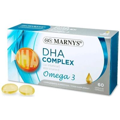 MARNYS DHA Complex 60 Capsules - Complément Alimentaire - Publicité MARNYS DHA Complex 60 Capsules - Complément Alimentaire - Publicité