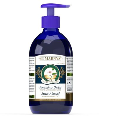 MARNYS Aceite de Almendras Dulces 500 ml - Nutre piel y cabello MARNYS Aceite de Almendras Dulces 500 ml - Nutre piel y cabello