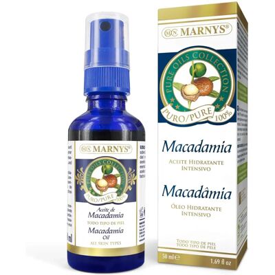 Olej makadamia 50 ml - Olej do twarzy i włosów - MARNYS Olej makadamia 50 ml - Olej do twarzy i włosów - MARNYS