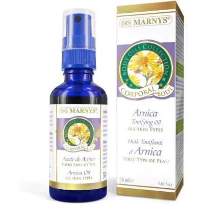 MARNYS Aceite de Árnica Spray - Microcirculación, Tono, 50ml MARNYS Aceite de Árnica Spray - Microcirculación, Tono, 50ml