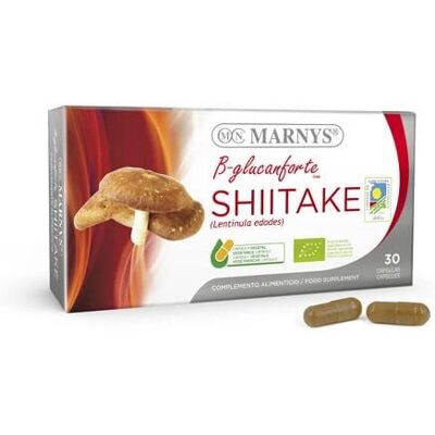 Marnys MN458 Organic Shiitake Mushroom 30 Capsules - Supplement Marnys MN458 Organic Shiitake Mushroom 30 Capsules - Supplement