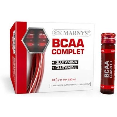 Marnys BCAA Complet + Glutamin - 20 Vials Marnys BCAA Complet + Glutamin - 20 Vials