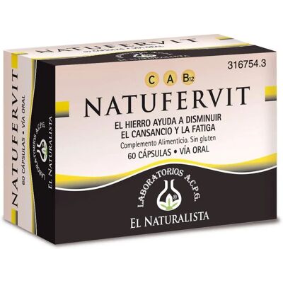 El Natural Natufervit 60 Cápsulas - Suplemento dietético El Natural Natufervit 60 Cápsulas - Suplemento dietético