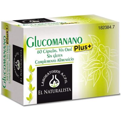 El Naturalista Glucomanano Plus 60 Capsules - Supports Weight Management El Naturalista Glucomanano Plus 60 Capsules - Supports Weight Management