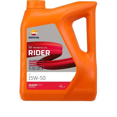 Repsol Brand Rider 4T 15W-50 Motor Oil - Motor Oil Repsol Brand Rider 4T 15W-50 Motor Oil - Motor Oil