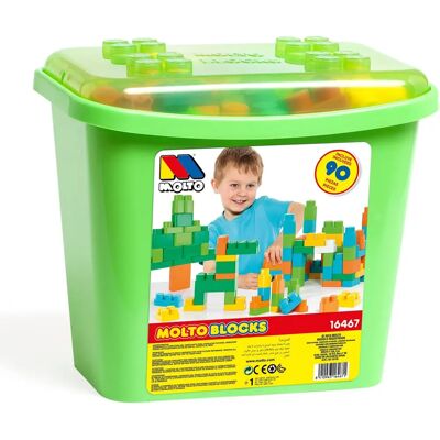 Jeu de Blocs de Construction Moltó 90 pièces Jeu de Blocs de Construction Moltó 90 pièces