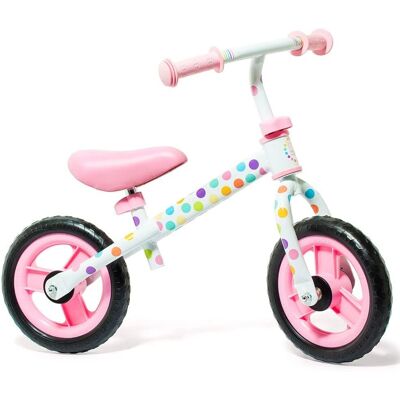 Vélo sans pédales pour enfants Molto 20212 Rose - Publicité Vélo sans pédales pour enfants Molto 20212 Rose - Publicité