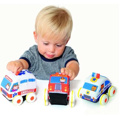 Set di 3 auto Moltó a frizione - Giocattoli Set di 3 auto Moltó a frizione - Giocattoli