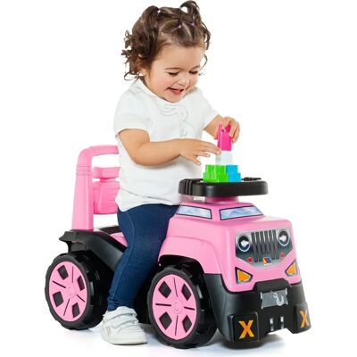 Triciclo Moltó Rosa 89cm 3 en 1 con Bloques Triciclo Moltó Rosa 89cm 3 en 1 con Bloques