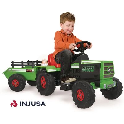 Injusa Basic 6V Tracteur Vert pour Enfants - Jouet Ride-on - Publicité Injusa Basic 6V Tracteur Vert pour Enfants - Jouet Ride-on - Publicité