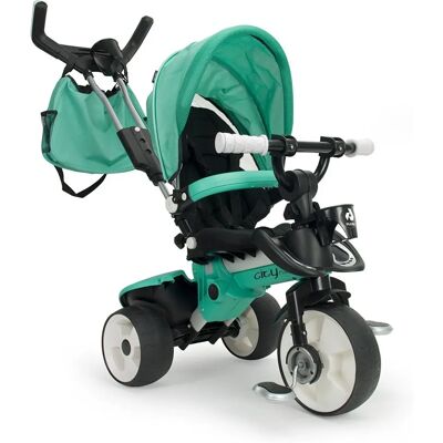 Injusa City Max Cobalt Tricycle - Fonctionnalités de Sécurité, Guidon Ajustable, Tente Solaire - Publicité Injusa City Max Cobalt Tricycle - Fonctionnalités de Sécurité, Guidon Ajustable, Tente Solaire - Publicité