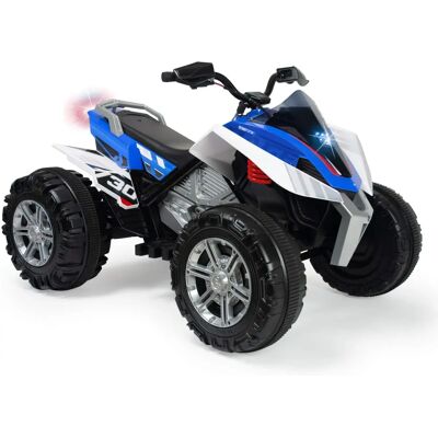 Injusa Blue White Rage 12V Electric Quad - Off-Road Fun for Kids Injusa Blue White Rage 12V Electric Quad - Off-Road Fun for Kids