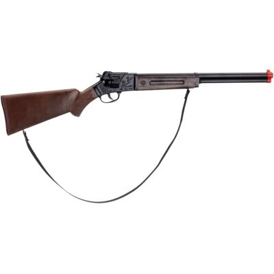 Fusil de cowboy Gonher - Pistolet jouet 12 coups - Publicité Fusil de cowboy Gonher - Pistolet jouet 12 coups - Publicité