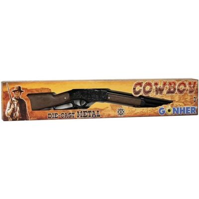 Fucile Cowboy Gonher Nero - Pistola Giocattolo, 8 Colpi, 3+ Anni Fucile Cowboy Gonher Nero - Pistola Giocattolo, 8 Colpi, 3+ Anni