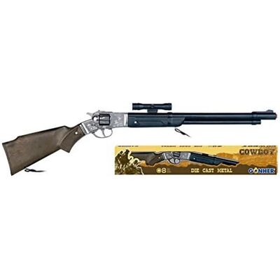 Fucile cowboy Gonher - Pistola giocattolo con 8 colpi 68x12x3.5 cm Fucile cowboy Gonher - Pistola giocattolo con 8 colpi 68x12x3.5 cm