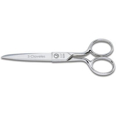 3 Claveles - Sewing Scissors - 14cm - Durable Carbon Steel 3 Claveles - Sewing Scissors - 14cm - Durable Carbon Steel