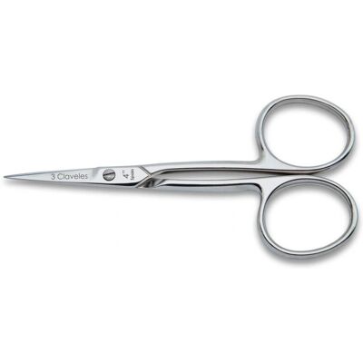 3 Claveles 00057 Sewing Scissors - 10cm, Carbon Steel - Grey 3 Claveles 00057 Sewing Scissors - 10cm, Carbon Steel - Grey