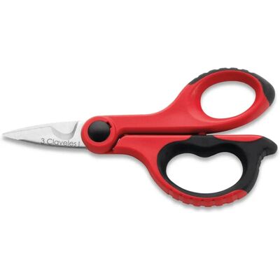 Nożyce elektryka 3 Claveles - Stal nierdzewna, 14cm, mikro-zębata Nożyce elektryka 3 Claveles - Stal nierdzewna, 14cm, mikro-zębata