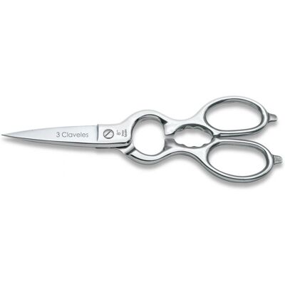 Ciseaux de Cuisine 3 Claveles 00400 - Polyvalent Acier Inox 20cm - Publicité Ciseaux de Cuisine 3 Claveles 00400 - Polyvalent Acier Inox 20cm - Publicité
