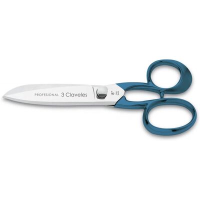 Tesouras de cozinha 3 Claveles 00427 - Aço inoxidável, Azul, 200mm Tesouras de cozinha 3 Claveles 00427 - Aço inoxidável, Azul, 200mm