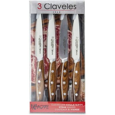 3 Claveles Wagyu - Set van 4 Keukengerei - Rvs 11,5cm 3 Claveles Wagyu - Set van 4 Keukengerei - Rvs 11,5cm