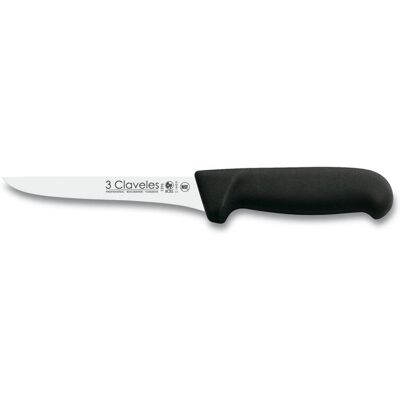 3 Claveles 01294 Lâmina de Aço para Desossar - Flexível, 15cm, Preto 3 Claveles 01294 Lâmina de Aço para Desossar - Flexível, 15cm, Preto