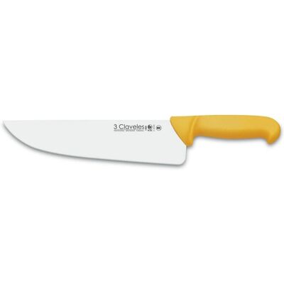 Marca 3 Claveles Modello 01303 Coltello da Macellaio in Acciaio Inox - 27cm Marca 3 Claveles Modello 01303 Coltello da Macellaio in Acciaio Inox - 27cm