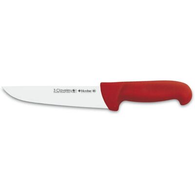 Coltello da Macellaio 3 Claveles - Acciaio Inox, 18cm, Rosso Coltello da Macellaio 3 Claveles - Acciaio Inox, 18cm, Rosso