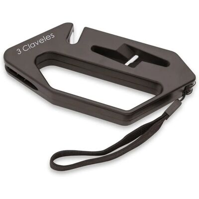 Afilador de Couteaux et Ciseaux 3 Claveles - Poignée Ergonomique, 3 Zones d'Affûtage Afilador de Couteaux et Ciseaux 3 Claveles - Poignée Ergonomique, 3 Zones d'Affûtage