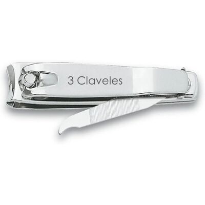 3 Claveles 12416 Coupe-ongles - Finition chromée - Publicité 3 Claveles 12416 Coupe-ongles - Finition chromée - Publicité