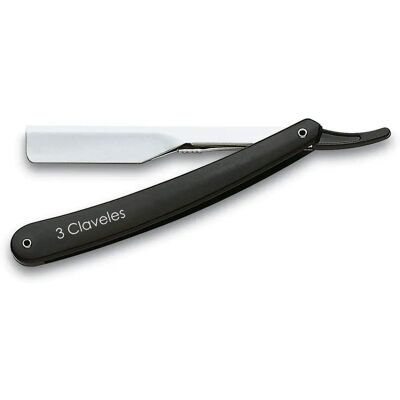 Rasoir en Noir et Argent avec Lame Interchangeable - Outil de Barbiers Rasoir en Noir et Argent avec Lame Interchangeable - Outil de Barbiers