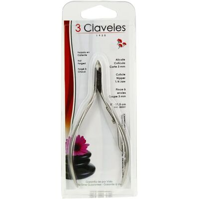 Ciseaux à Ongles 3 Claveles - Coupe Précise, Ergonomique, 11,5cm - Soin des Ongles - Publicité Ciseaux à Ongles 3 Claveles - Coupe Précise, Ergonomique, 11,5cm - Soin des Ongles - Publicité