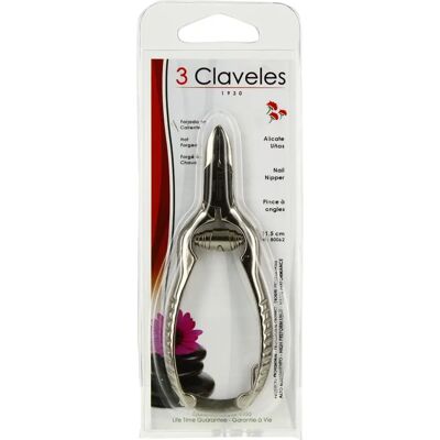 Ciseaux à ongles 3 Claveles - Acier européen de haute qualité - 11,5cm - Outil professionnel de manucure - Publicité Ciseaux à ongles 3 Claveles - Acier européen de haute qualité - 11,5cm - Outil professionnel de manucure - Publicité