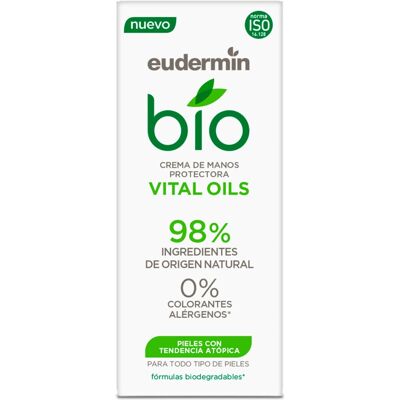 Crème de Mains EUDERMIN Bio - Unisex - Publicité Crème de Mains EUDERMIN Bio - Unisex - Publicité