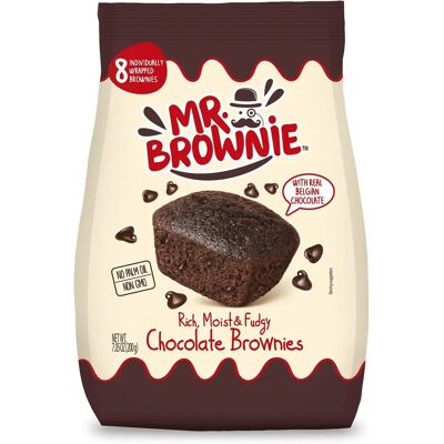 SAMURAI STYLE Brownie Chokolade Brownie - Blød, Belgisk, 200g SAMURAI STYLE Brownie Chokolade Brownie - Blød, Belgisk, 200g