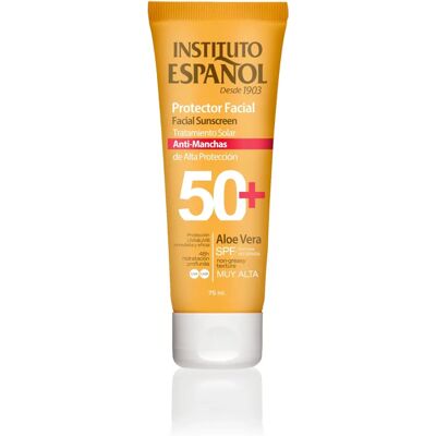 Instituto Español Protector Solar Facial SPF 50+ - Tratamiento anti manchas Instituto Español Protector Solar Facial SPF 50+ - Tratamiento anti manchas