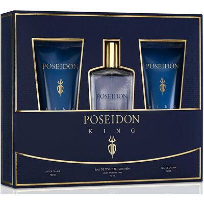 Ensemble Eau de Toilette Homme Poseidon King - 3 Pièces - Publicité Ensemble Eau de Toilette Homme Poseidon King - 3 Pièces - Publicité