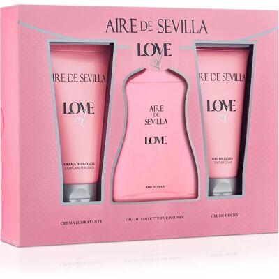Coffret Parfums Aire de Sevilla Love - Unisexe, 150ml - Publicité Coffret Parfums Aire de Sevilla Love - Unisexe, 150ml - Publicité