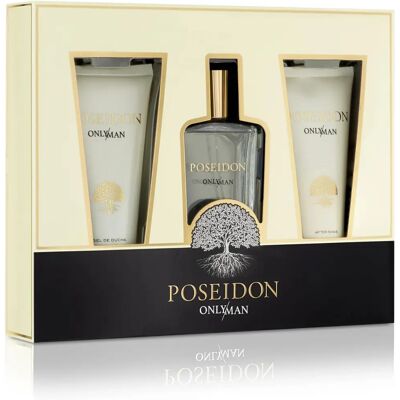 Poseidon Men Perfume Set - Eau de Toilette, Aftershave, Shower Gel - Perfume Gift Set Poseidon Men Perfume Set - Eau de Toilette, Aftershave, Shower Gel - Perfume Gift Set